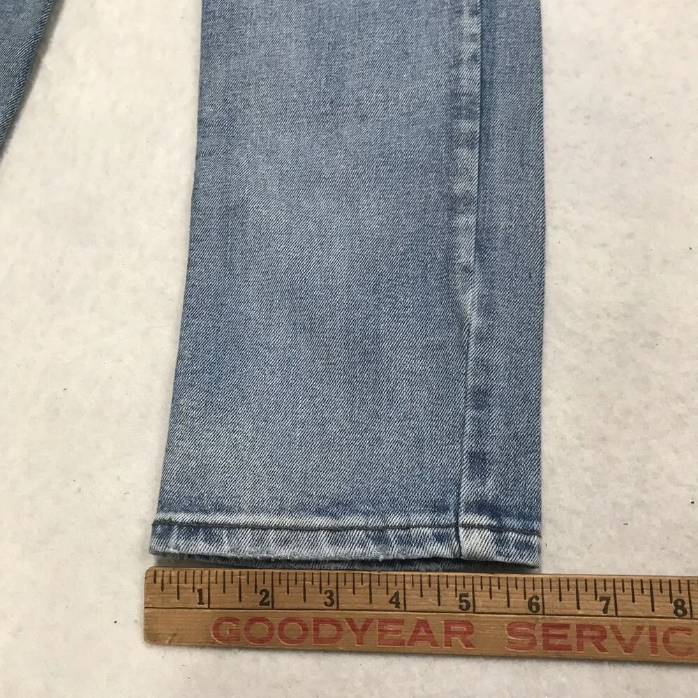 KSUBI Van Winkle Dollar Print Jeans Men 33x32 Light Wash Distressed Stretch Slim